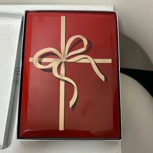 Christian Dior Address Note Book From Japan Red and Silver Gift Set